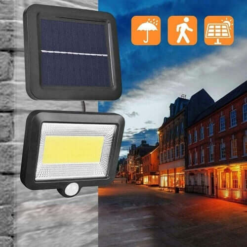 100-LED Solar Powered Motion Sensor Outdoor Light for Ultimate Security