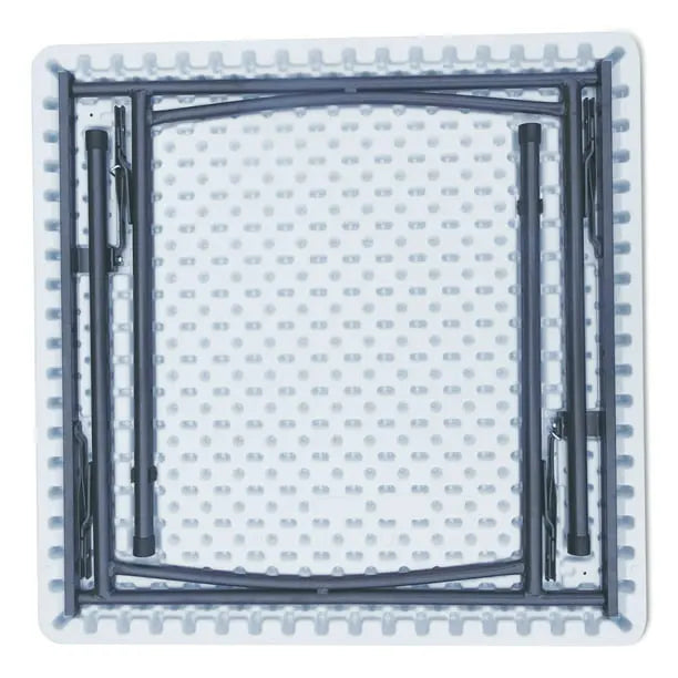 ALEPT36SW Square Plastic Folding Table - White