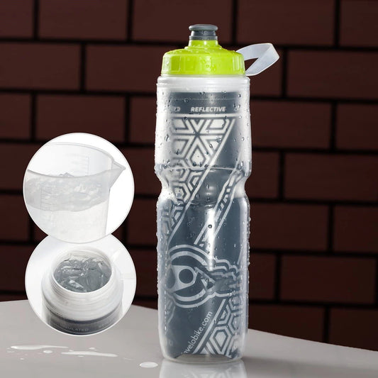 Reflective Water Bottles Refillable Lightweight Travel Insulated Water Bottle BPA-free Reusable Water Bottle Sports Bicycle