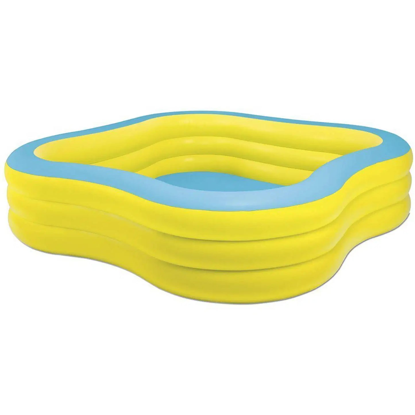 Inflatable Beach Wave Swim Center Family Pool - 90" x 90" x 22"