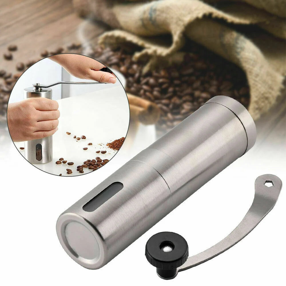 Manual Coffee Grinder Portable Hand Coffee Bean Grinder Mills Salt Pepper Grinder Stainless Steel Kitchen Accessories