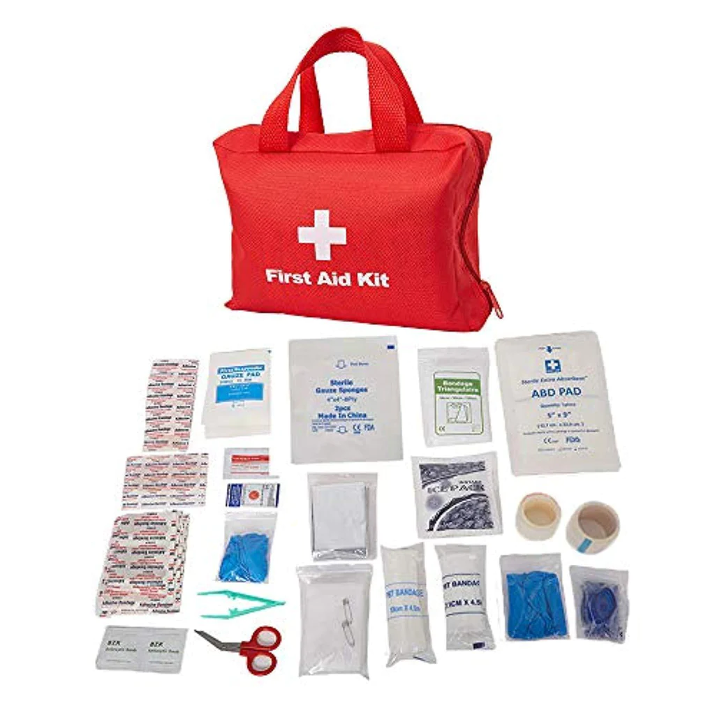 Ultimate Red First Aid Essentials Kit: Tactical Survival to Mini Emergency and Zombie Apocalypse Ready