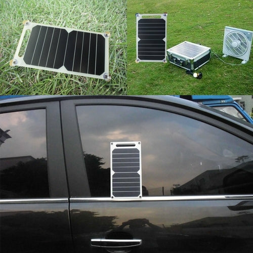 Solar Power Pad: Ultra-Slim, Ultra-Efficient Solar Charger with Suction Cups