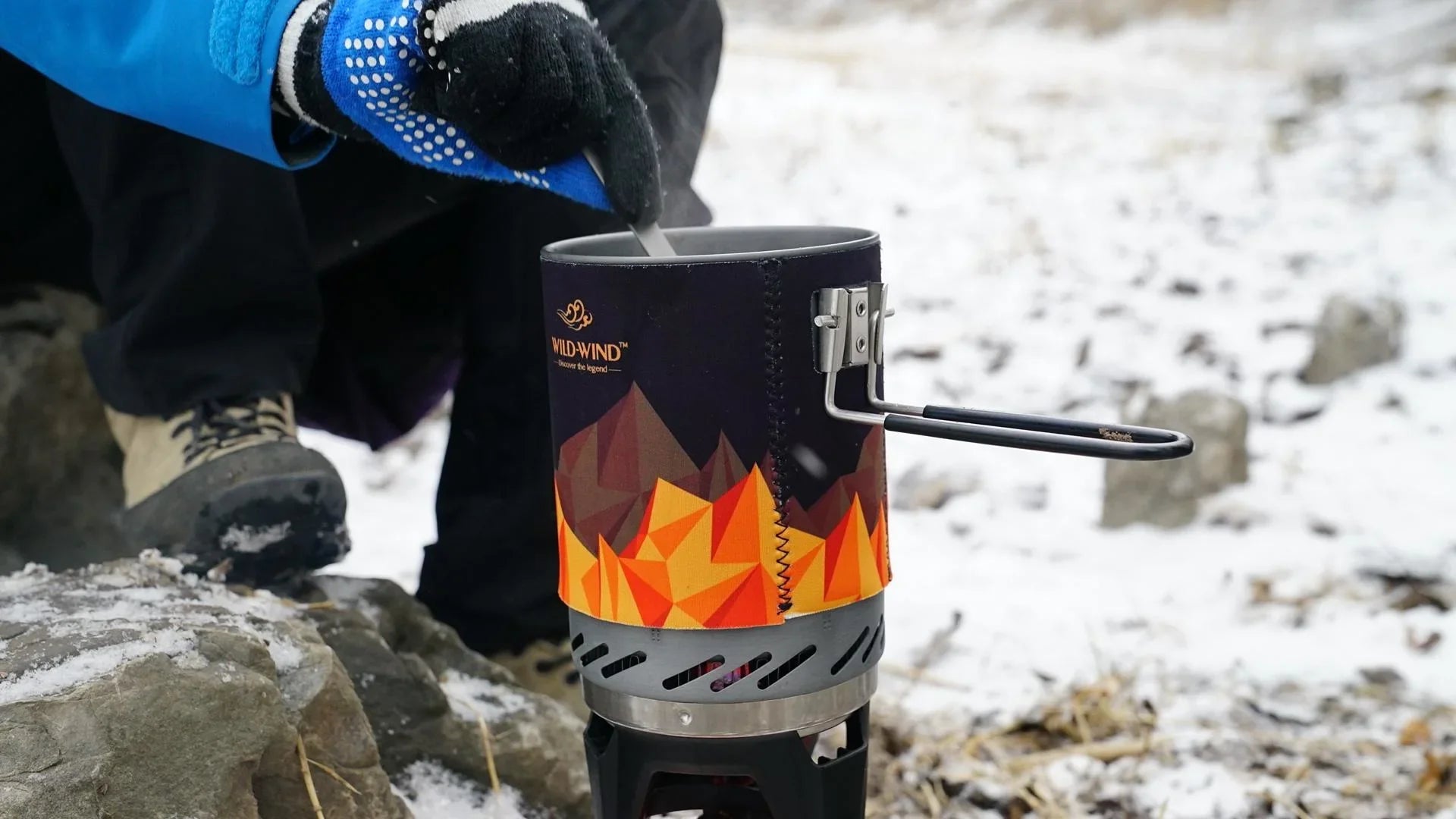 Portable Stove for Camping - Backpacking Stove, Propane Burner & Camping Gas Stove - Lightweight Backpacking Stove for Outdoor
