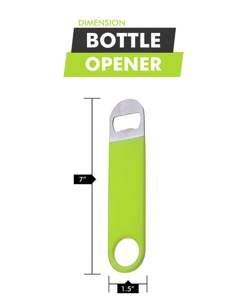 GLOW IN THE DARK Bottle Opener - Unique Kitchen Gadgets Stainless Steel Bottle Openers | Cool Flat Bottle Opener