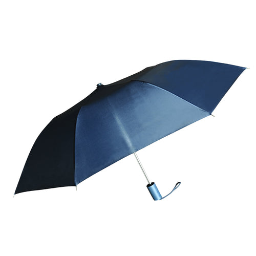 Outdoor Umbrella for Rain - Compact Large Windproof Folding Beach Umbrella & Travel Automatic Umbrella | Navy Blue