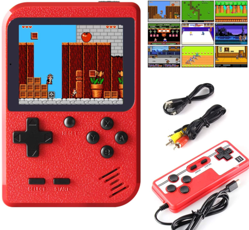 Retro Handheld Game Console - Travel Retro Game Console Video Games for Kids Classic Two Player Games 400 Super Games