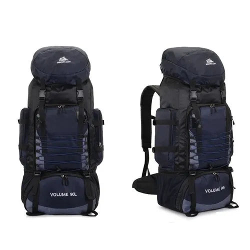 Travel Backpack Hiking Bag Military Backpack - Camping Backpack Motorcycle Black Backpack Packable Army Bags - 80l 90l