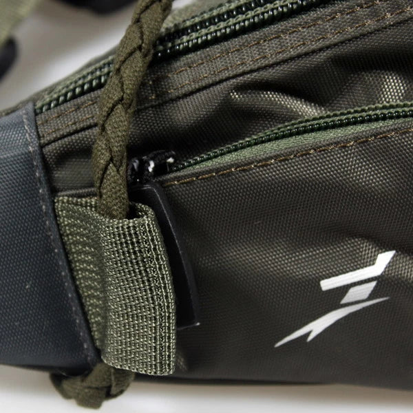 Fanny Pack Belt Bag with 4 Zipper Pockets Crossbody Bag Running Belt Travel Bag Waist Pack Strap Travel Bag (Green Beret)